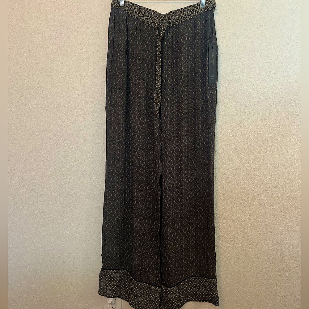 NEW House of Harlow 1960 Wide Leg Boho Pants Size Small NWT